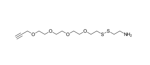 Alkyne-PEG4-SS-amine